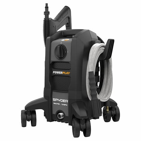 Powerplay 1500 PSI Spyder Pressure Washer with 4-wheel Steering and High Pressure Foam Cannon