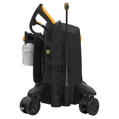 Powerplay Spyder 1800 PSI Electric Pressure Washer with 4-wheel Steering and Foam Cannon