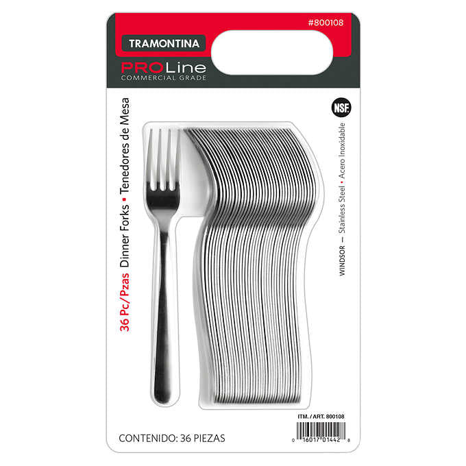 Tramontina ProLine, Dinner Forks, 36-pack