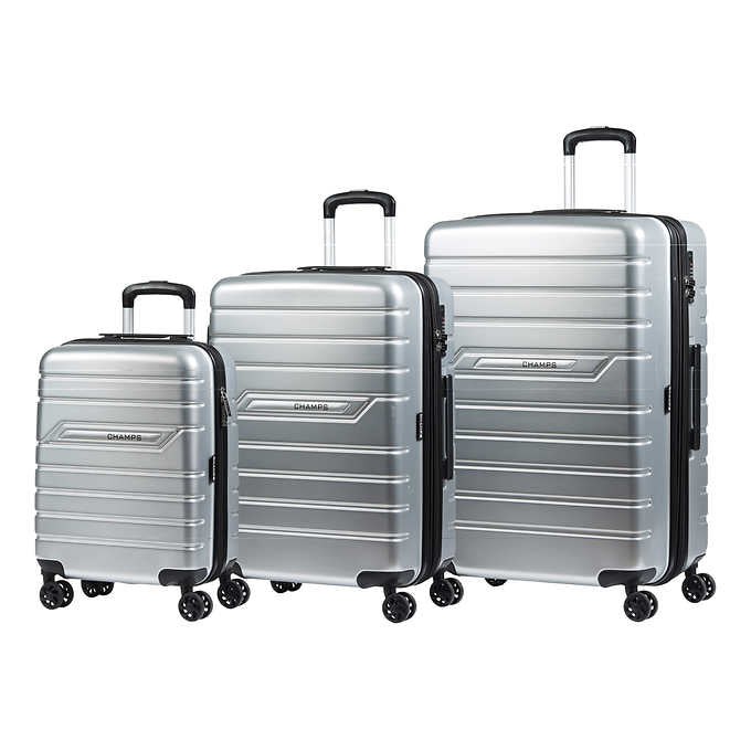 Champs Yonge Collection 3-piece Hardside Luggage Set