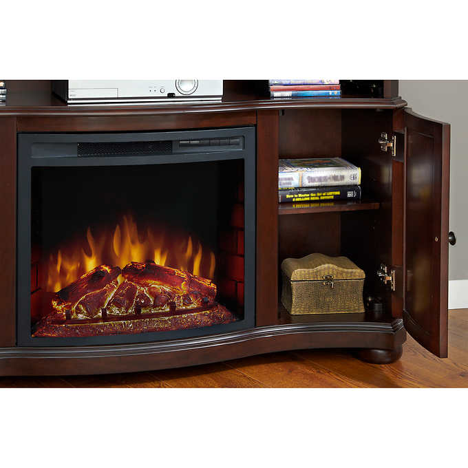 Pleasant Hearth Merrill Electric Fireplace and Media Console