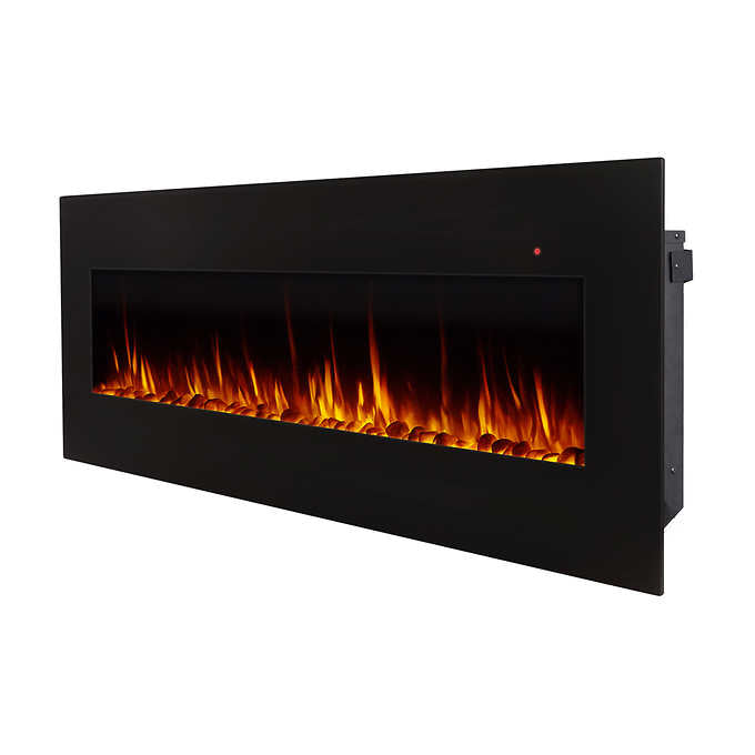 Real Flame Corretto 183 cm (72 in.) Wall Mount Fireplace