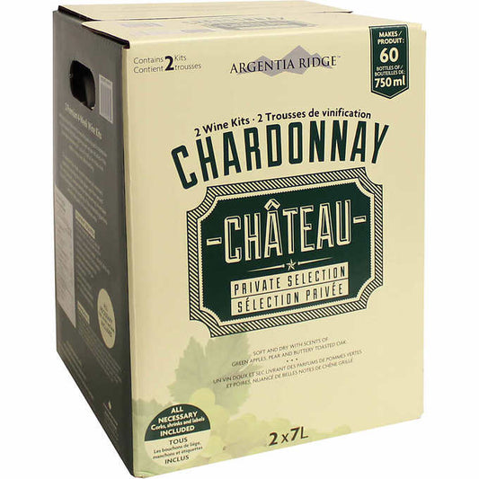 Argentia Ridge Château Private Selection Chardonnay Wine Kit