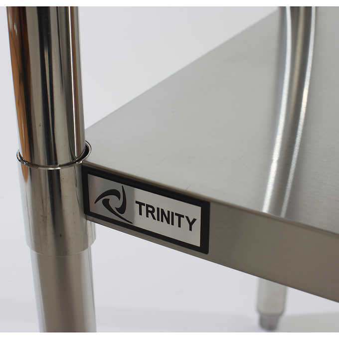 TRINITY EcoStorage NSF Stainless Steel Prep Table