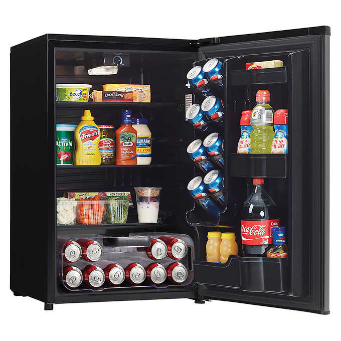 Danby Black Stainless Contemporary Classic 4.4 cu. ft. All Refrigerator With Bevy Box