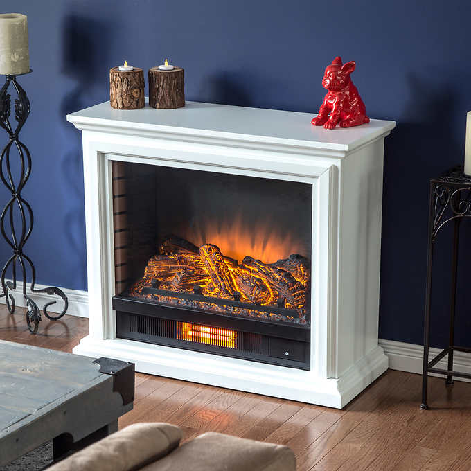 Pleasant Hearth Sheridan Infrared Mobile Fireplace