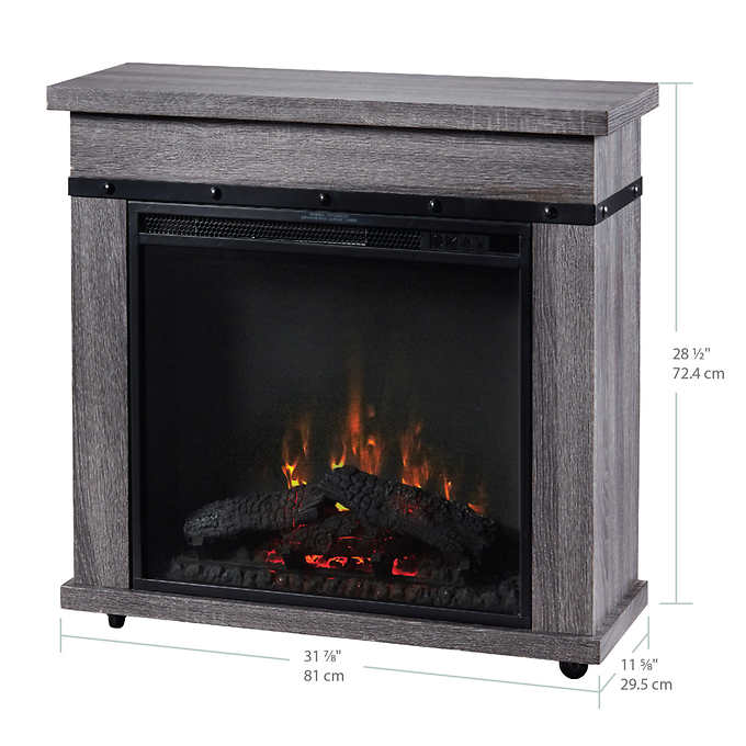 Dimplex Mackenna Rustic Electric Fireplace Mantel 81.2 cm (32 in.)