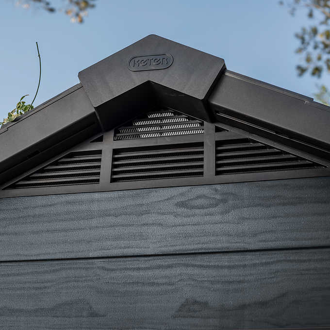 Keter Newton Shed Grey 7.5 ft. x 7 ft.