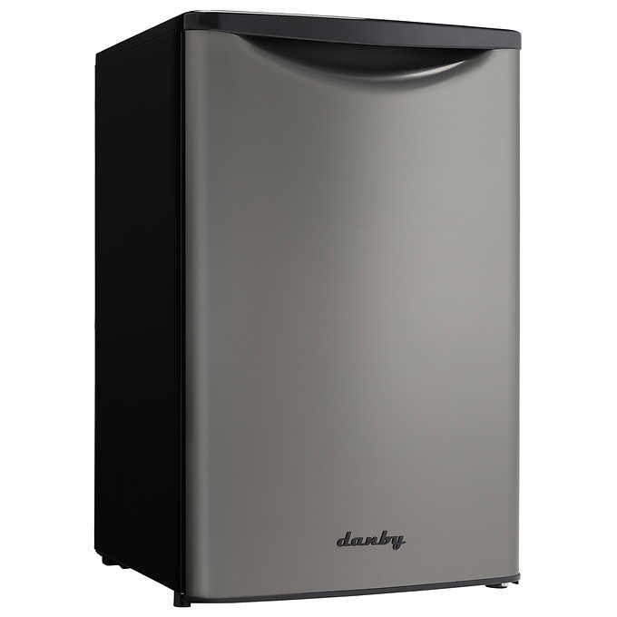 Danby Black Stainless Contemporary Classic 4.4 cu. ft. All Refrigerator With Bevy Box
