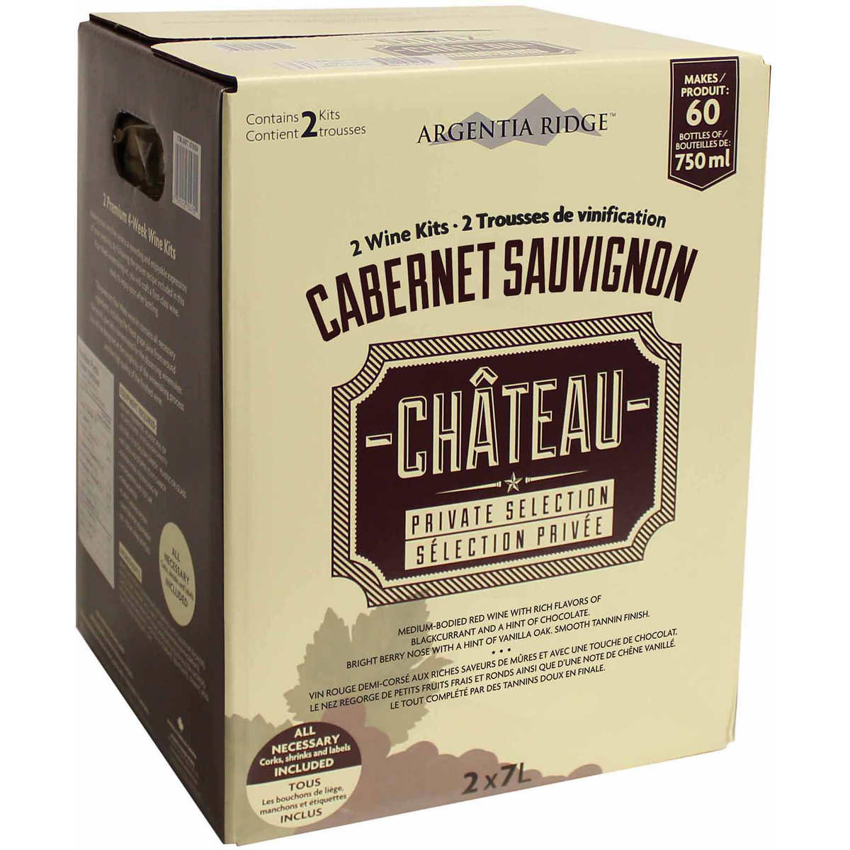 Argentia Ridge Château Private Selection Cabernet Sauvignon Wine Kit