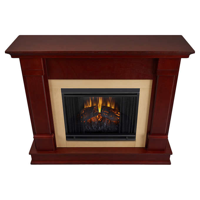 Real Flame Silverton Dark Mahogany Mantel Electric Fireplace