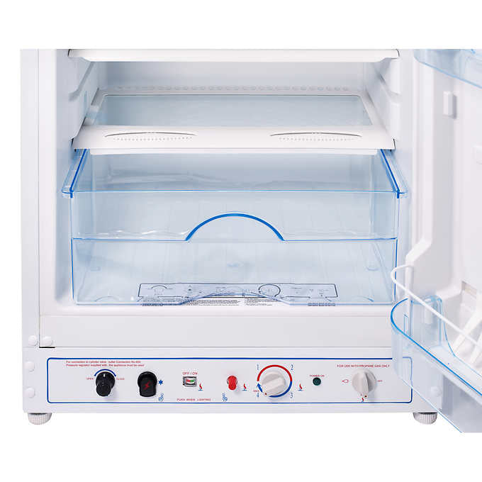 Unique 6.4 cu.ft. Off Grid Propane Refrigerator with Direct Vent
