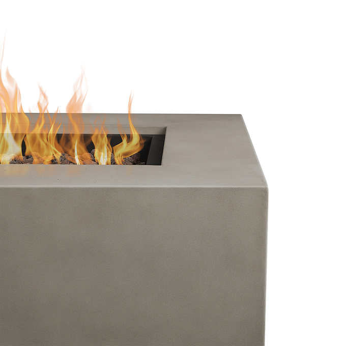 Real Flame Aegean Steel 91.4 cm (36 in.) Fire Table