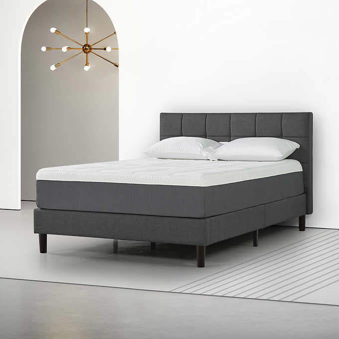 Blackstone 30.5 cm (12 in.) Memory Foam Mattress with Upholstered Platform Bed