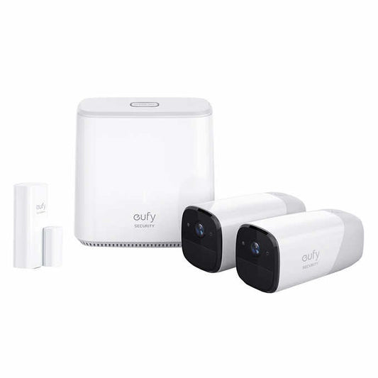 Anker, eufyCam - 2 Camera Kit plus 1 Entry Sensor T88101D1