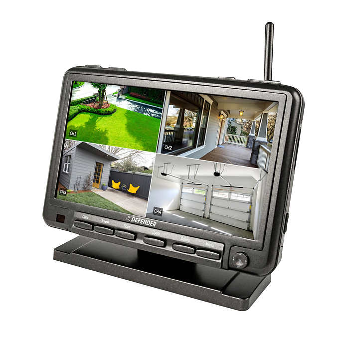Defender PhoenixM22C Security System with 2 Cameras and a 7 in. LCD Monitor Phoenixm22c