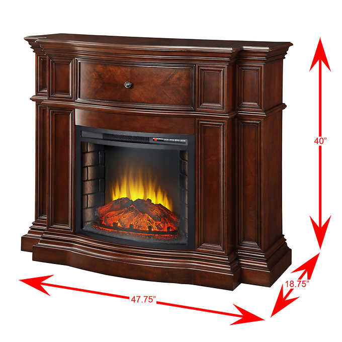 Grayson 48 in. Media Electric Fireplace