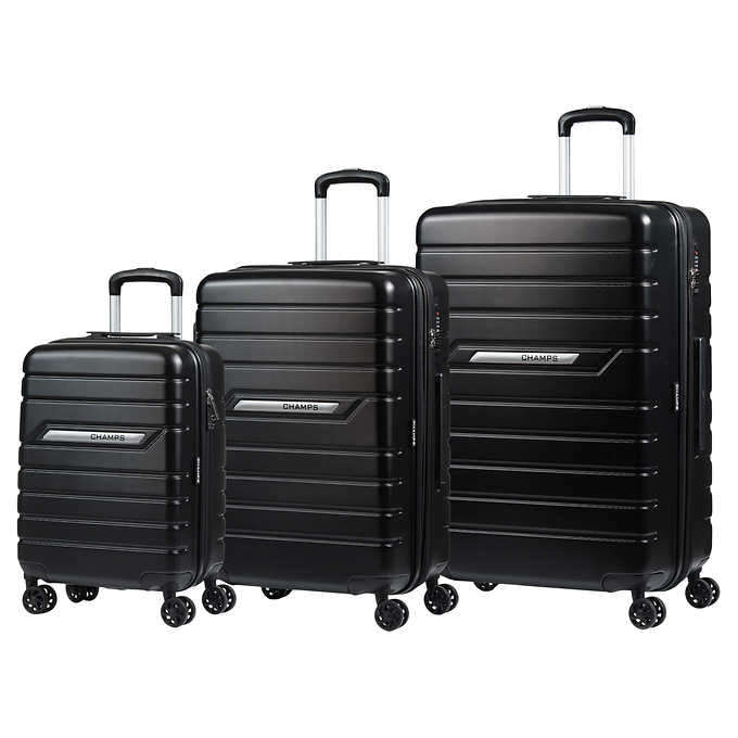 Champs Yonge Collection 3-piece Hardside Luggage Set