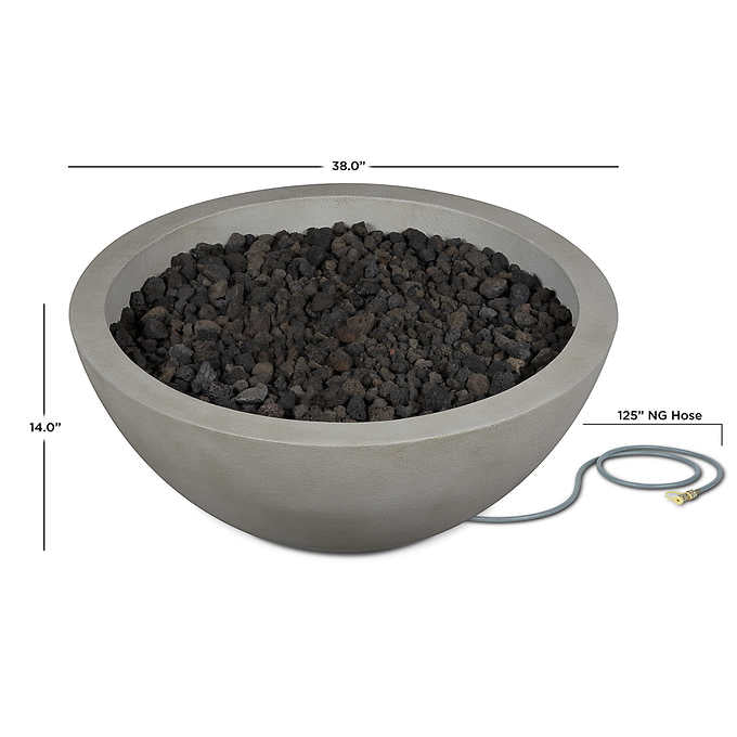 Real Flame Eldora Gas Fire Bowl 96.5 cm (38 in.)