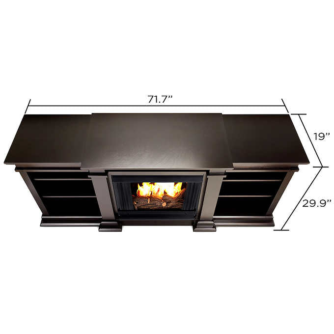 Real Flame Fresno 72-in. Media Console Fireplace