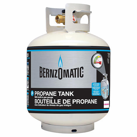 Bernzomatic 20 lb Steel Propane Cylinder/Tank With Gauge (Empty)
