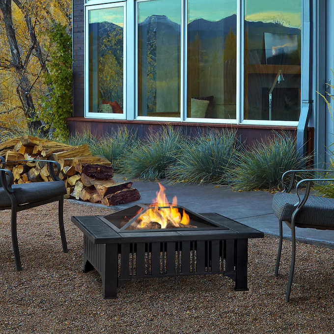 Real Flame Lafayette Wood Fire Pit