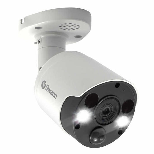 Swann 4K Add-on Bullet Camera with 2-way Audio SWNHD-887MSFB-US