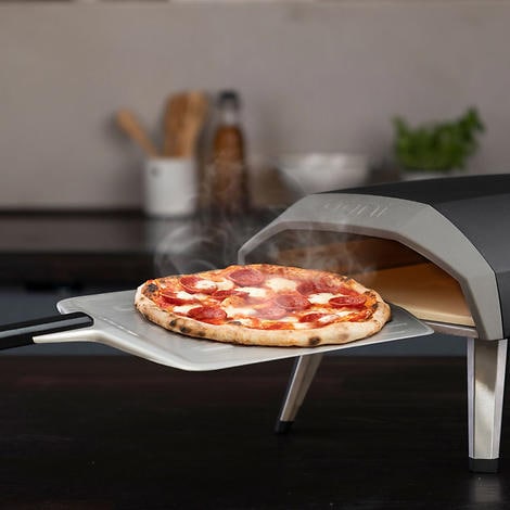 Ooni Koda Gas Powered Outdoor Pizza Oven with 12” Perforated Pizza Peel